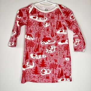 Winter Water Factory Baby Girl Dress Size 12 Months Organic Cotton New W/O Tag